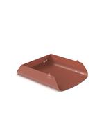 Letter tray, metal, ALBA, terracotta
