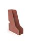 Magazine file, metal, 85 mm, ALBA, terracotta