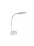 Desk lamp, LED, 8,3 W, rotated, ALBA, white