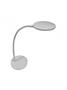 Desk lamp, LED, 8,3 W, rotated, ALBA, white