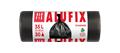 Refuse bag, 35 l, 30 pcs, 53x60 cm, 10 µ, ALUFIX, black