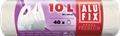 Refuse bag, tie string, 10 l, 40 pcs, 36x44 cm, 10 µ, ALUFIX, white