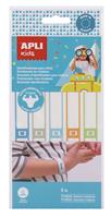 Identification wristband, hand-writable, Tyvek, 5 pcs, APLI Kids