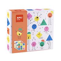 Geometric sticker set, APLI Kids “Geometric”, emotions