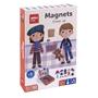 Magnetic game, 40 pcs, APLI Kids "Magnets", clothing