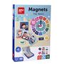 Magnetic game, 96 pcs, APLI Kids "Magnets", the hours