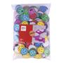 Adhesive EVA foam shapes, faces, APLI Kids "Eva Sheets", expressions