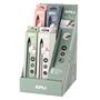 Mechanical pencil display, HB, hexagonal, with refill tip, APLI "Infinite", assorted colours