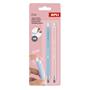 Mechanical pencil, HB, push-button, APLI “Infinite Click”, blue and pink