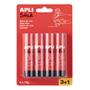 Glue stick, 10 g, 3+1 pack, APLI