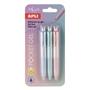 Mini gel pen, 0.5 mm, push-button, APLI “Pocket Gel”, assorted pastel colours