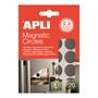 Magnetic adhesive dots, 20 pcs/pack, double-sided, APLI