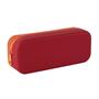 Pencil case, display, zippered, silicone, two-tone, APLI “Vibrant”, assorted colours