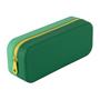 Pencil case, display, zippered, silicone, two-tone, APLI “Vibrant”, assorted colours