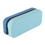 Pencil case, display, zippered, silicone, two-tone, APLI “Vibrant”, assorted colours