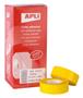 Self-adhesive tape, 19 mm x 33 m, APLI, yellow