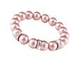 Bracelet, Crystals from SWAROVSKI®, pink, white rondella crystals, ART CRYSTELLA, M