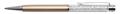 Ballpen, gold, filled with white SWAROVSKI® crystals, 14 cm, ART CRYSTELLA®