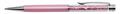 Ballpen, rose, filled with rose SWAROVSKI® crystals, 14 cm, ART CRYSTELLA®