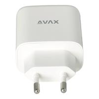 Network charger, GaN, USB-A + USB-C, AVAX 