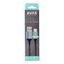 Charger cable, USB-A - USB-C, 1,5 m, AVAX "CB301G", steel grey