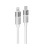 Charger cable, USB-A - lightning (Apple), 27W, 1 m, AVAX 