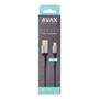 Charger cable, USB-A - lightning (Apple), 20W, 1,5 m, AVAX "CB314 Steel", steel grey
