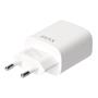 Network charger, USB-A + USB-C, 20W, AVAX 
