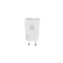 Network charger, GaN, USB-A + USB-C, AVAX "CH641W Nano Slim", white