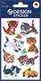 Stickers, paper, 3 sheets, AVERY ZWECKFORM, kittens