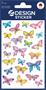 Stickers, paper, 3 sheets, AVERY ZWECKFORM, butterflies
