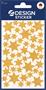 Stickers,  2 sheets, AVERY ZWECKFORM, gold stars