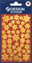 Window sticker, 2 sheets, AVERY ZWECKFORM, gold stars
