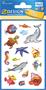 Stickers, paper, 2 sheets, AVERY ZWECKFORM, glittering sea animals