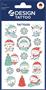 Sticker, tattoo, 1 sheet, AVERY ZWECKFORM, snowman