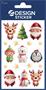 Sticker, Christmas, 1 sheet, AVERY ZWECKFORM, Christmas figures, animals