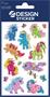 Stickers, glitter, 1 sheet, AVERY ZWECKFORM, unicorns