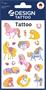 Sticker, tattoo, 1 sheet, AVERY ZWECKFORM, glittery horses