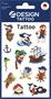 Sticker, tattoo, 1 sheet, AVERY ZWECKFORM, pirates