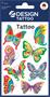 Stickers, tattoos, 1 sheet, AVERY ZWECKFORM, butterflies