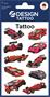 Stickers, tattoos, 1 sheet, AVERY ZWECKFORM, race