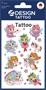 Stickers, tattoos, 1 sheet, AVERY ZWECKFORM, fairy girls and unicorns