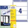 Document holder label, universal, 61x192 mm, AVERY ZWECKFORM, 400 label/pack
