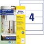 Document holder label, universal, 61x192 mm, recycled, AVERY ZWECKFORM, 40 label/pack