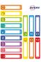 Label, school, 50x10 mm, handwritable, funny-colored, AVERY ZWECKFORM, 30 labels/pack