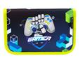 Pencil case, 2 flaps, BELMIL "Pixel Cube Game"