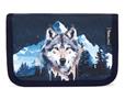 Pencil case, 2 flaps, BELMIL "Northern Alpha", wolf