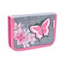 Pencil case, 2 flaps, BELMIL "Elegant", butterfly