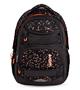Backpack, with zipper, BELMIL "Infinity Move Dots Blooms", black-apricot dots