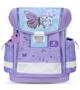 School bag, metal buckle, BELMIL "Classy Purple Blue Butterfly"